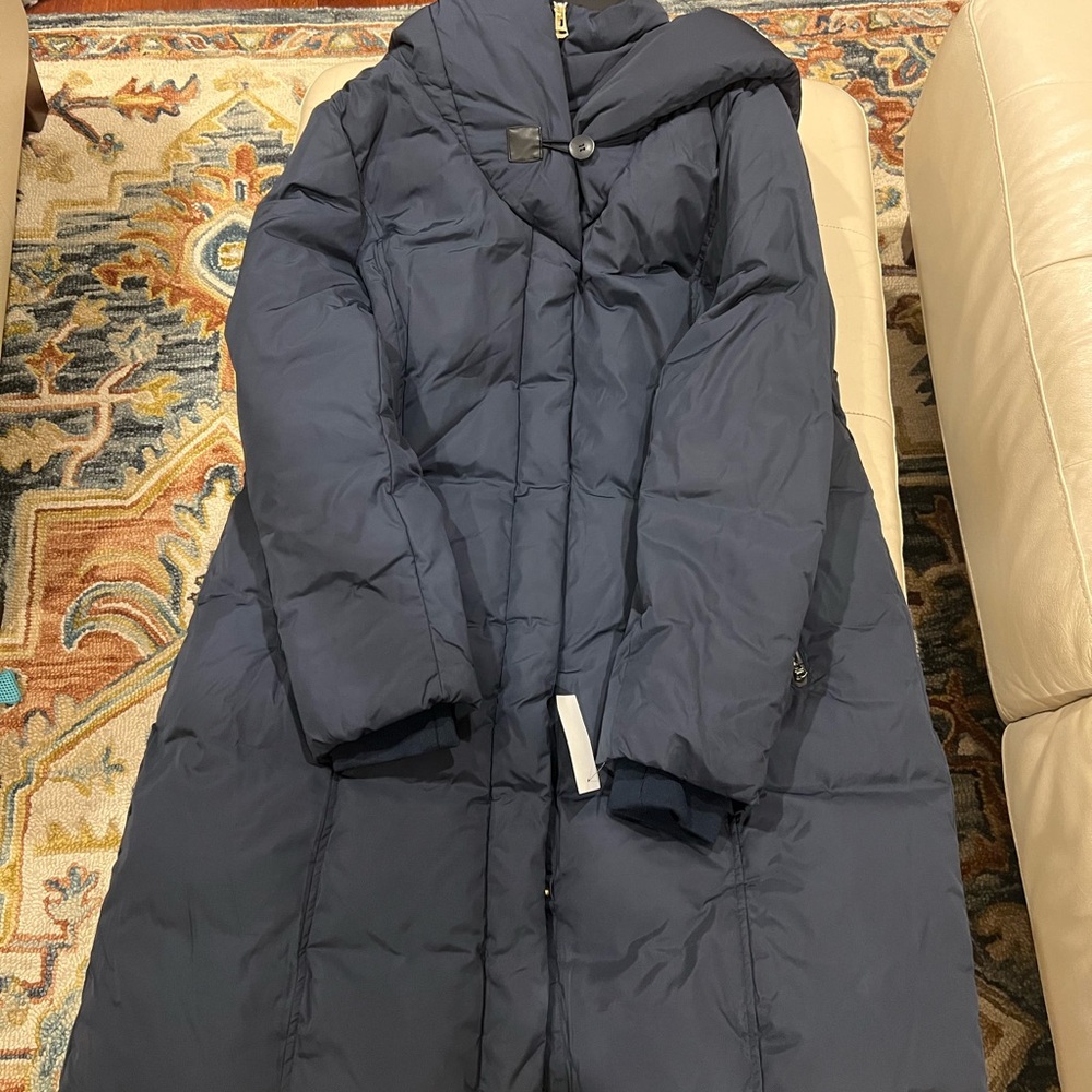 Cole Haan Dark Blue Puffer Jacket